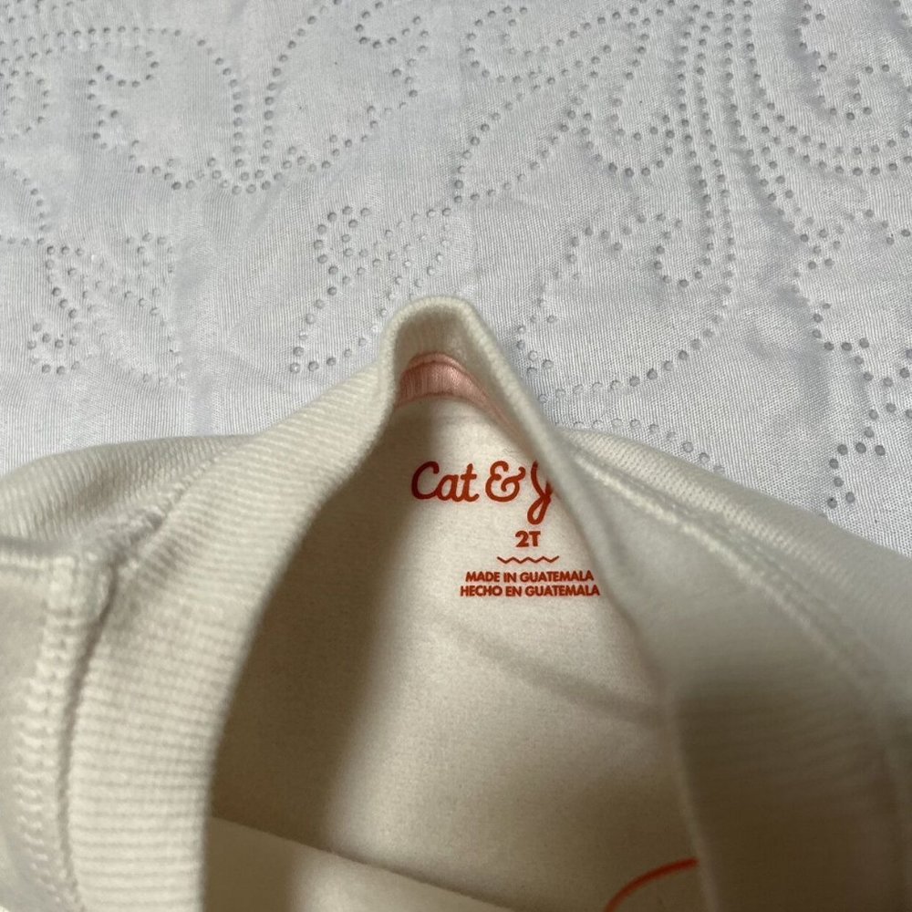 NWT Cat & Jack Star Sweatshirt Size 2T - Picture 3 of 4